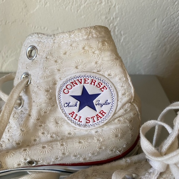 White Converse Chucks - Crocheted - Picture 2 of 5
